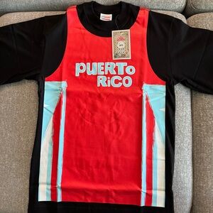 Bad Bunny Puerto Rico Unisex Shirt - Red and Black